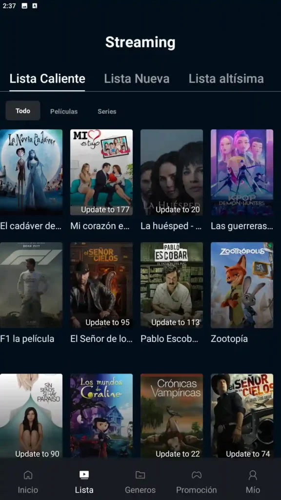 Laser Dodgers Película Aplicación 3